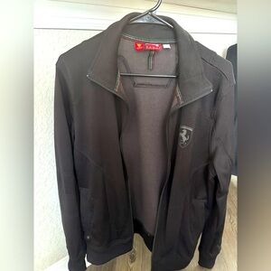 Puma. Ferrari performance zip up jacket. Size M